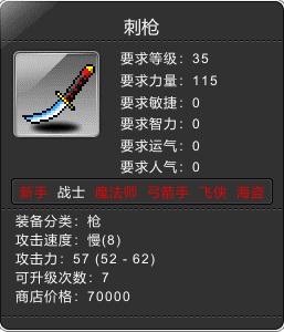 35级枪 刺枪