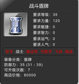 战斗盾牌