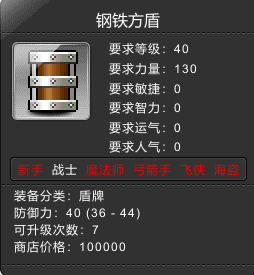 钢铁方盾